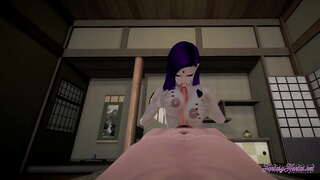 Титан-Хентай Подросток - минет рэйвен учкостэ, трах сиська но дрочка