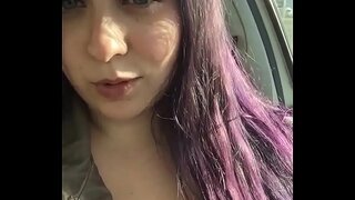 Masterbating میری گاڑی میں