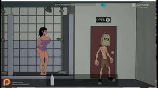 Horny ti fi pran Fuckerman a gwo dick nan yo juicy pussy ak bourik