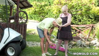 Slutty mature lady Nanney is fucking with horny dude